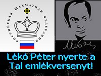 Lékó Péter nyerte a Tal emlékversenythttp://www.russiachess.org/eng/content/view/12/71/