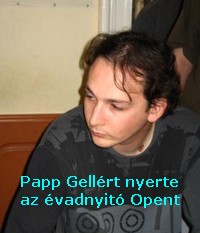 Papp Gellért nyerte az évadnyitó Opent