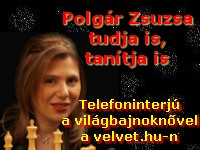Telefoninterjú Polgár Zsuzsával