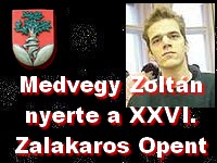Medvegy Zoltán nyerte a XXVI. Zalakaros Opent