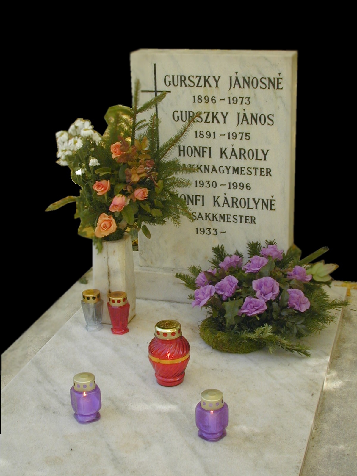 Honfi Károly családi sírja a budapesti Új Köztemetőben